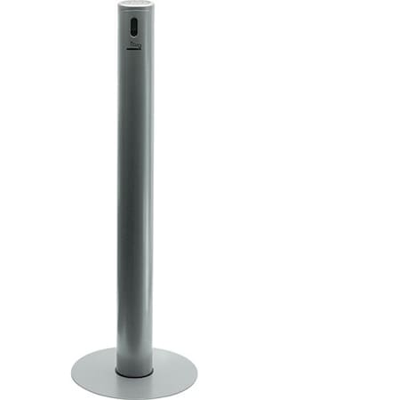 Smokers Outpost / Dcim Receptacle, Smoke Stand , Silver 710607